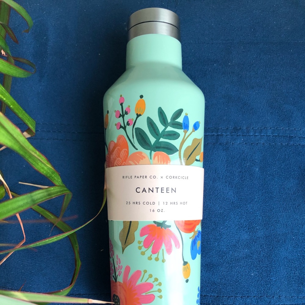 Anthropologie Rifle Paper Co x Corkcicle Canteen